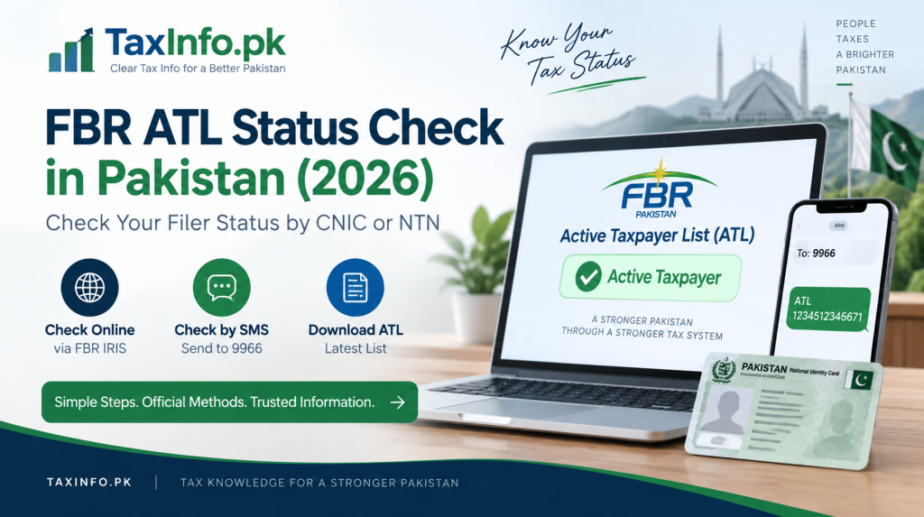 How to Check ATL Status in Pakistan (2026) – FBR Filer Status by CNIC