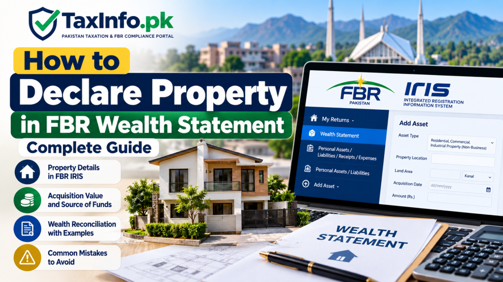 How to Declare Property in FBR Wealth Statement – Complete Guide