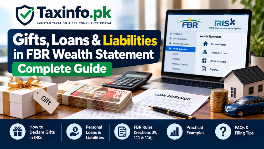 Gifts, Loans & Liabilities in FBR Wealth Statement – Complete Guide