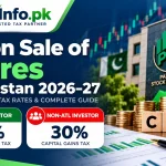 Tax on Sale of Shares in Pakistan 2026–27 – PSX Capital Gains Tax Rates for ATL and Non-ATL Investors