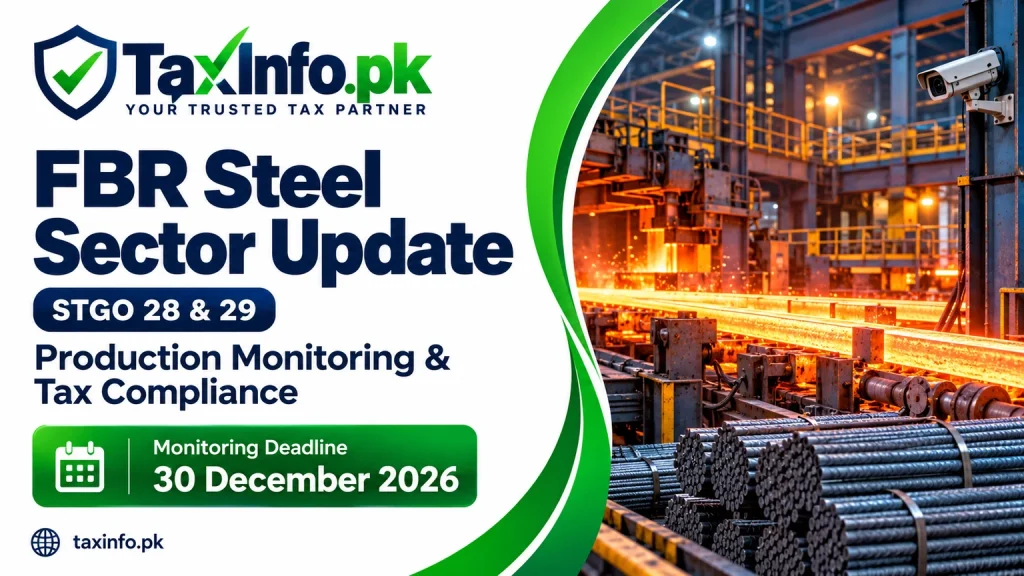 FBR Steel Sector Update 2026 – STGO 28 & 29 Explained